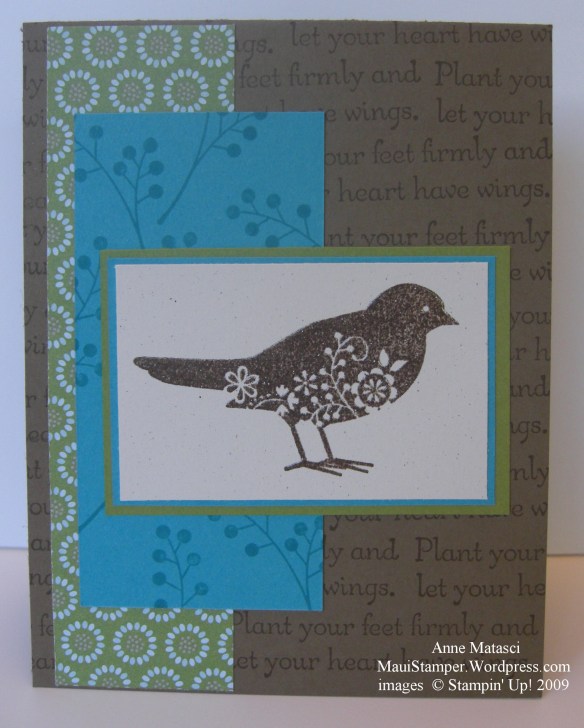 Plant your feet firmly and let your heart have wings