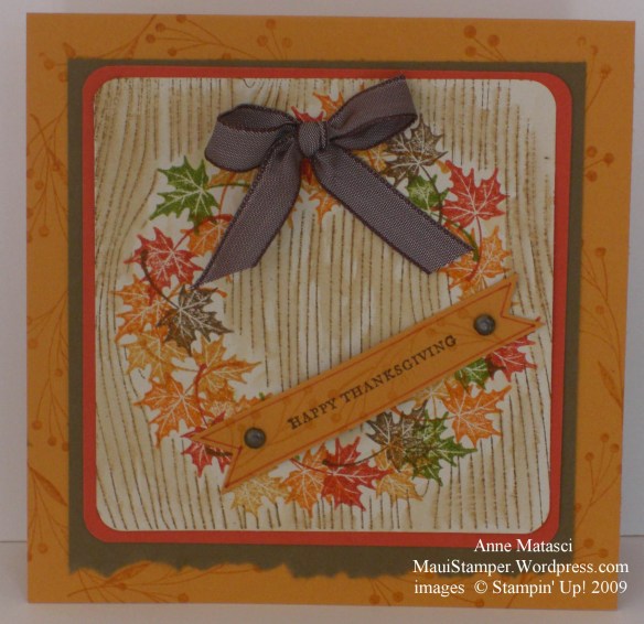 Autumn Days Leaf Wreath