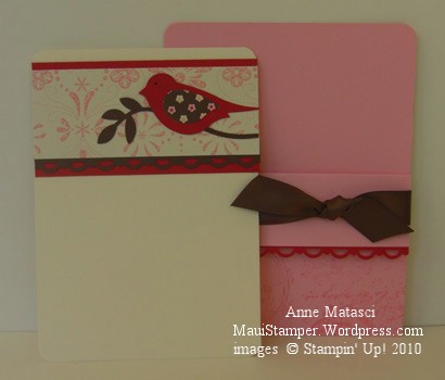 Pocket note and pocket