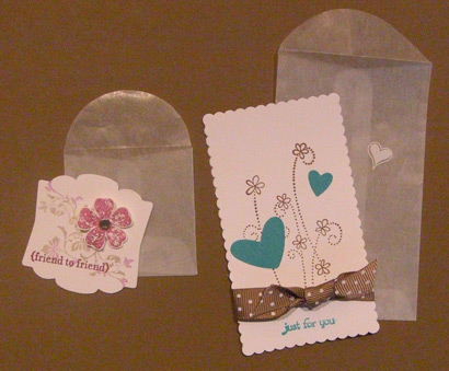 Hugs and Kisses Sending Love Notes