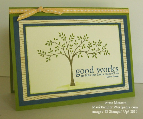 Stampin' Up! Thoughts and Prayers Masculine Tree