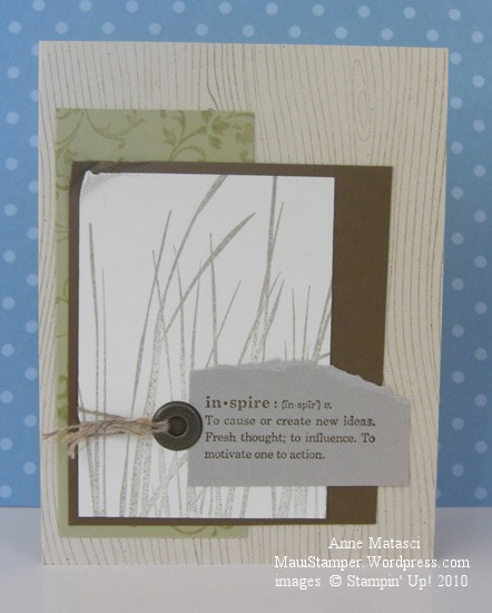 Inspired by Neutrals