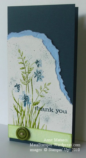 Watercolor Just Believe from Stampin' Up! 2010 convention