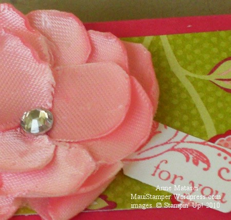 Candy Wrapper Ribbon Flower