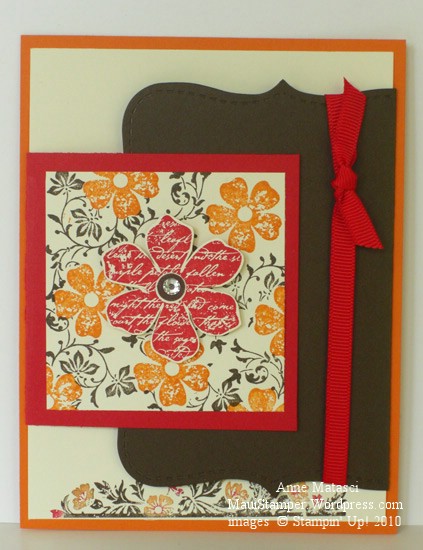 Vintage Vogue Gate fold card