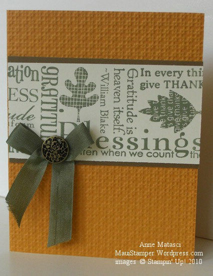 Blessings Brighten in More Mustard