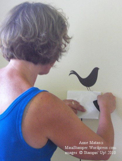 Revealing the happy bird