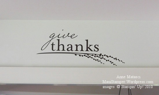 Give Thanks in my kitchen