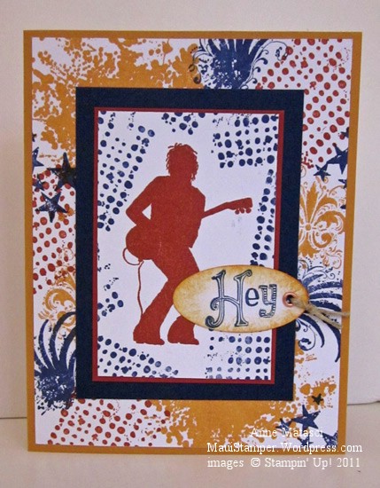 Manly birthday guitar