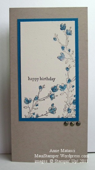 Crumb Cake and Island Indigo