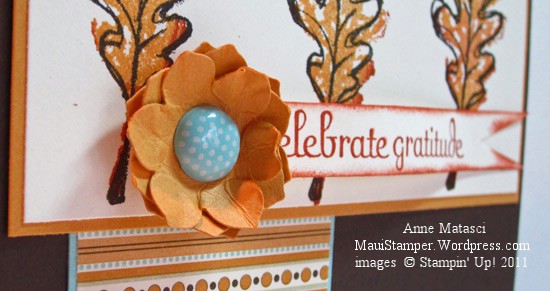 Spice Cake Celebrate Gratitude up close