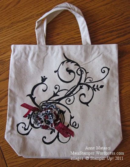 Baroque Motif tote bag
