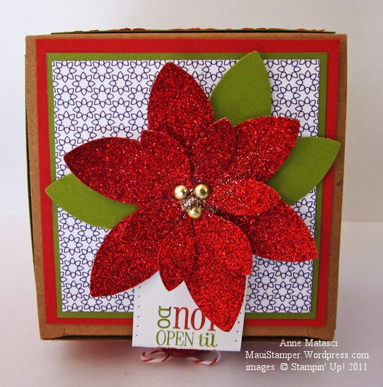 Glimmer-Poinsetta-boxtop_we Glimmer Poinsettia Gift Box top