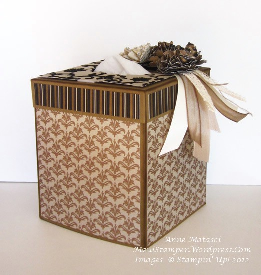 Mocha Morning Tissue Box