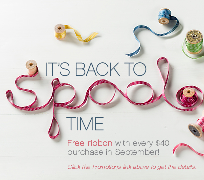 BacktoSpool Free ribbon with $40 order