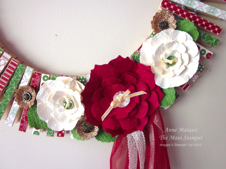 Be of Good Cheer Stampin' Up! Wreath