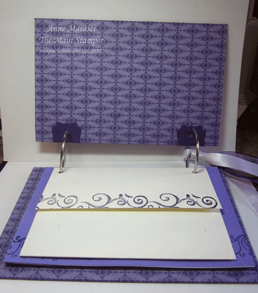 Tiff and Jason's Bridal Smashbook inside