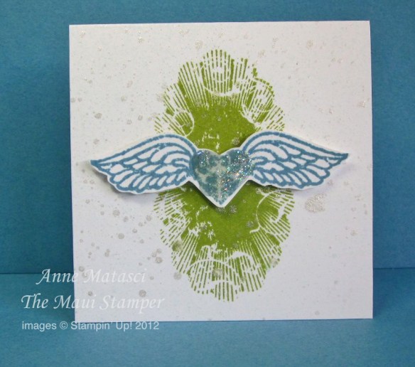 Maui Stamper Affection Collection Heart on Wings