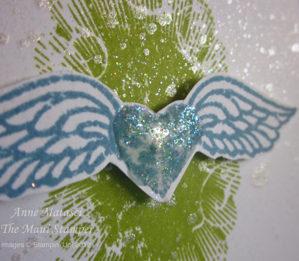 Maui Stamper Affection Collection Heart on Wings