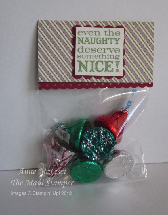 Maui Stamper Hershey Nuggets Naughty and Nice