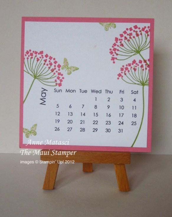 Maui Stamper May 2013 Calendar