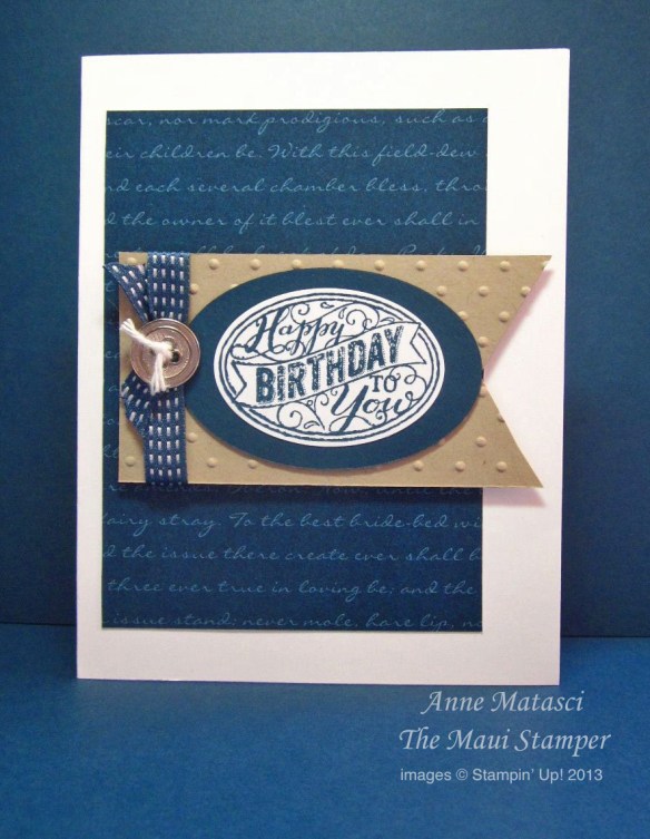 Maui Stampers Best of Birthdays Anniversary Stamps