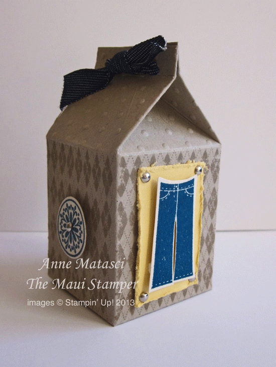 Maui Stamper Patterned Occasions Jeans Milk Carton