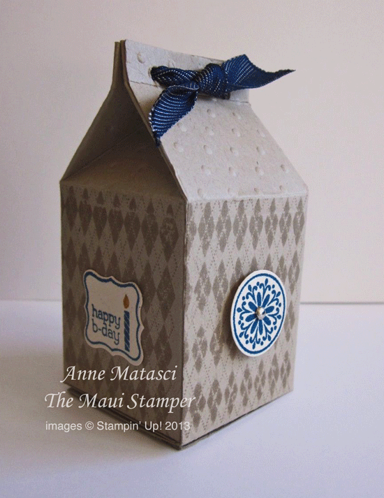 Maui Stamper Patterned Occasions Jeans Milk Carton