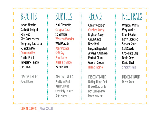 Stampin' Up! 2013 Color Refresh