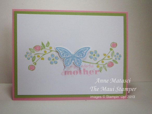 Maui Stamper Elegant Butterfly Mother's Day