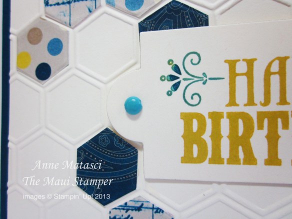 Maui Stamper Manly Honeycomb Birthday