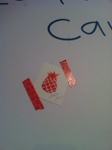 Stampin' Up! Convention 2013 Maui Stamper Undefined Pineapple stamp