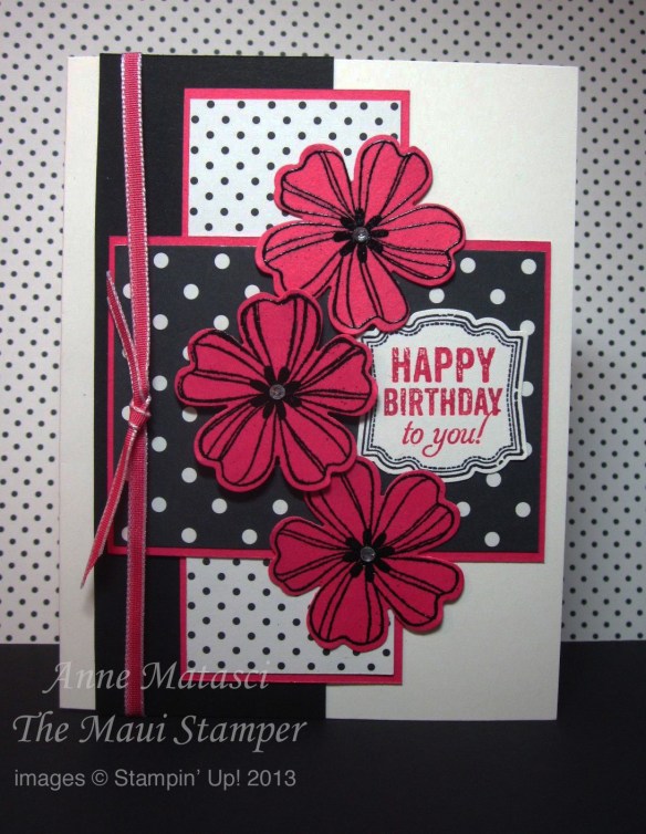 Maui Stamper Flower Shop in Mambo and Black