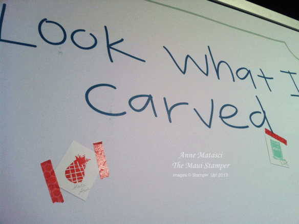 Maui Stamper Stampin' Up! Undefined Carve Your Own Stamp