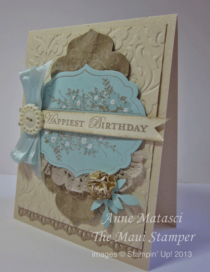 Maui Stamper Stampin' Up! Convention 2013 Very Vintage Swap