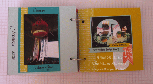 Maui Stamper My Paper Pumpkin May 2013 Handmade Scrapbook