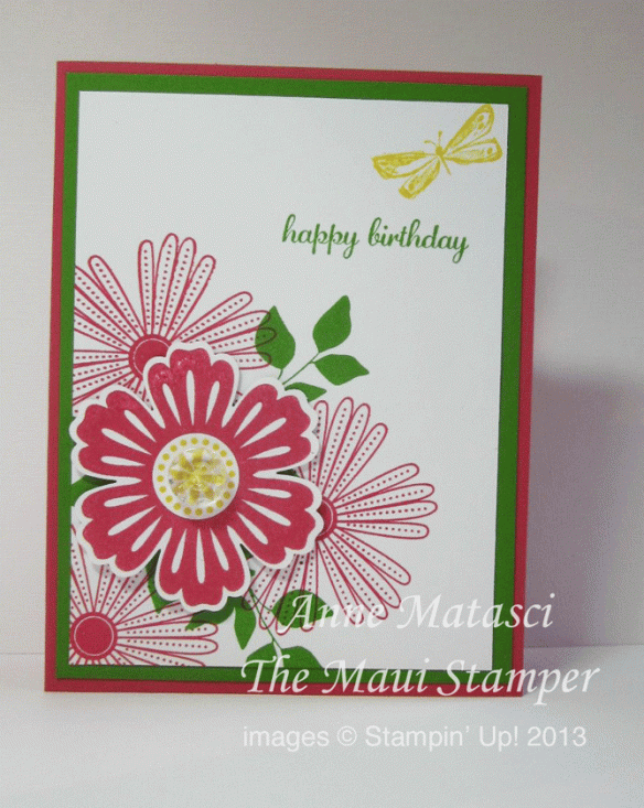 Handmade Card Mixed Bunch Maui Stamper