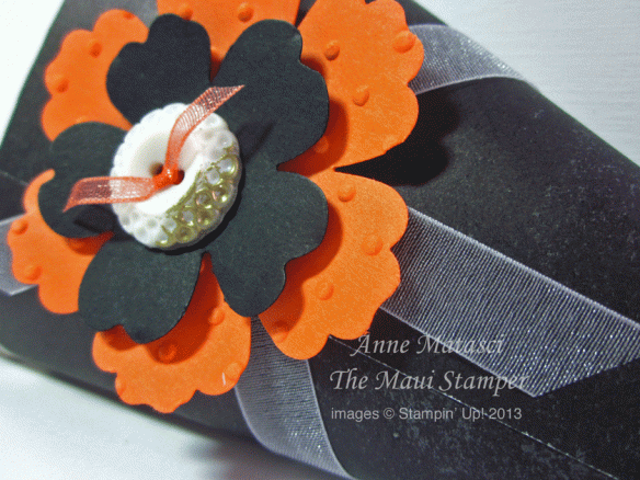 Maui Stamper handmade card Toil and Trouble DSP