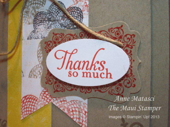 Maui Stamper handmade card Hello Lovely