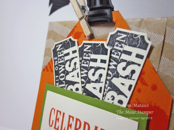 Maui Stamper RemARKable Blog Tour handmade Halloween gift bag