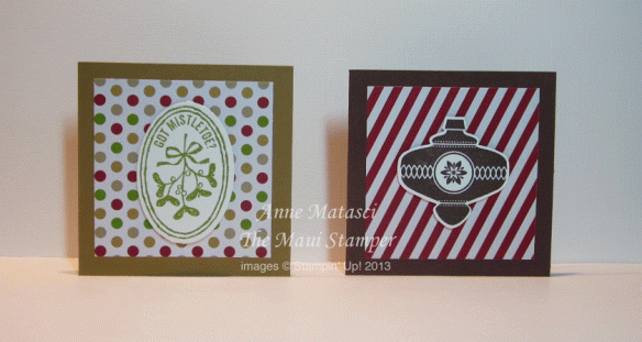 Maui Stamper Christmas Gift Enclosures handmade card