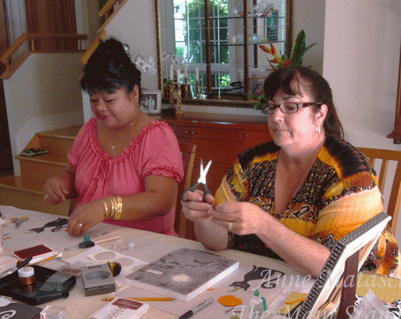 Maui Stamper Halloween Cat Home Decor