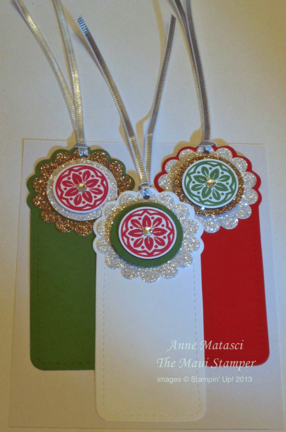 Maui Stamper Sparkly Tags