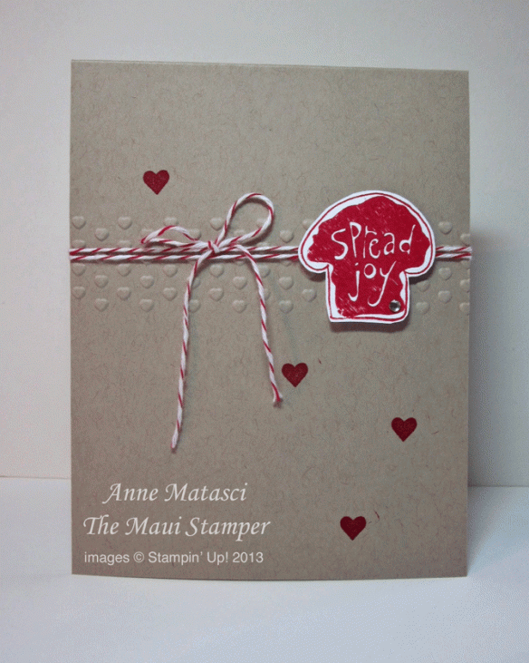 Maui Stamper Spread the Joy handmade cards