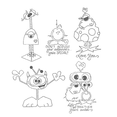 Maui Stamper Monster Maniacs #134972