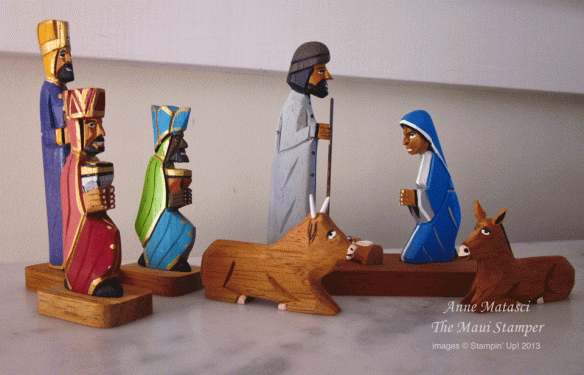 Maui Stamper Nativity Puerto Rican Santos