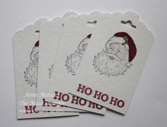 Maui Stamper Handmade Christmas Gift tags