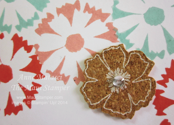 Maui Stamper Easel Calendar March 2014 Petal Parade