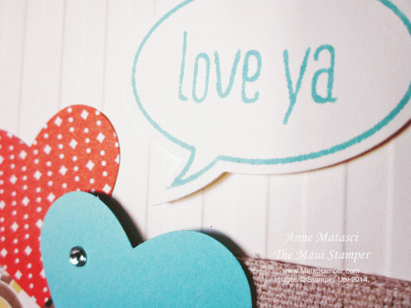 Maui Stamper Retro Fresh Love Ya