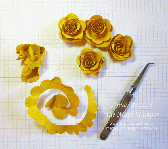 Maui Stamper Spiral Flower Original Die Assembly